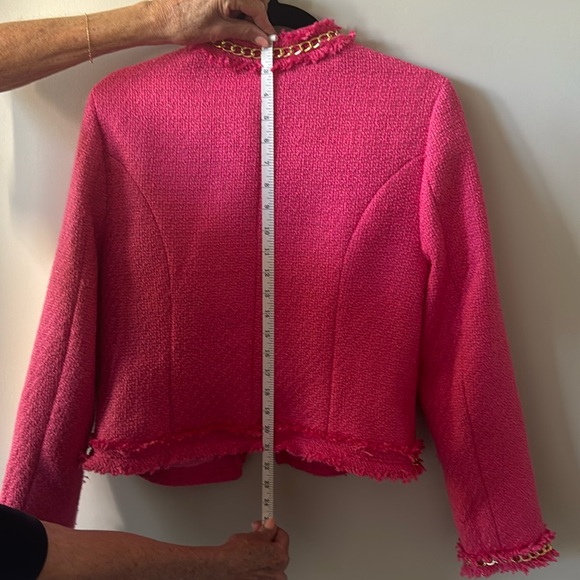 WD.NY cropped bright pink jacket size M - Picture 6 of 7